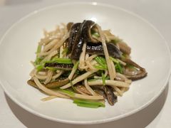 茭白炒现划鳝丝-玫瑰厅上海菜(兴国路店)