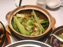 粤式虾膏啫生菜-尚一汤 广东炖汤(金桥国际店)