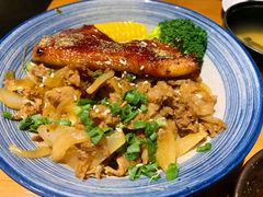 牛肉鳗蒲烧双拼饭-渔寿司·日本料理(艾尚天地店)