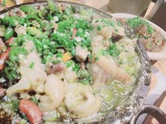 石锅烧椒蹄花-郑件洋芋饭庄