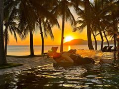 -日落吧·海景咖啡厅·餐酒吧·鸡尾酒·下午茶·乐队表演·浪漫夕阳·三亚文华东方酒店