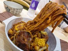 可汗餐馆焖面-内蒙焖面大盆骨餐馆(山大路店)