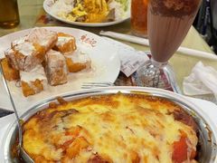 芝士鲜茄猪扒焗饭-黄恩记茶餐厅(杨箕店)