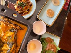 口水鸡-江边城外烤全鱼(方庄店)