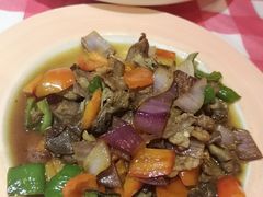 巴楚菇炒羊肉-西域阿里马新疆菜·清真(桂花路店)