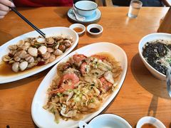 海鲜炒年糕-金海湾海鲜排档(朱家尖店)