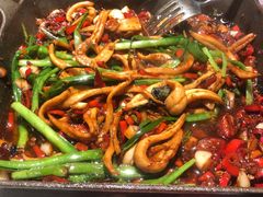 大盆爆鱿鱼-小隐人家(乐松店)