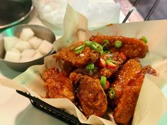 炸鸡翅原味拼甜辣-富乐满韩国正宗炸鸡韩国料理(虹泉路店)
