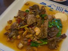 肝腰合炒-新繁老號豌豆汤饭店·江湖菜(宝光寺店)