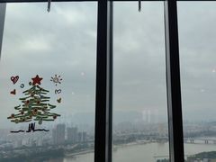 -三迪希尔顿酒店欢厨自助餐厅·高空闽江全景