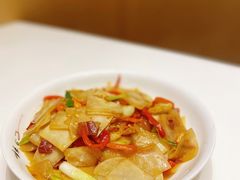 火腿炒千岛湖盘菜-辣公子·千岛湖私房菜(滨江店)