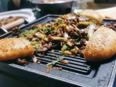 贝勒爷烤肉配空心馍-小城外婆肴私房菜.家宴聚集点(圆明园颐和园·清河上地店)