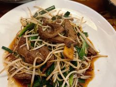 韭菜炒猪肝-百步拉面