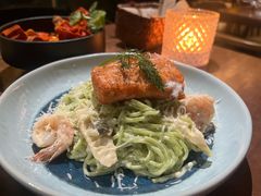 三文鱼意大利面-ibarrel爱杯·bistro&brunch(江宁路店)