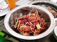 秘制牛肉-马佳私制齐市炭火烤肉(万达店)
