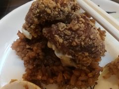 自制炸鸡沙拉饭-以前的小酒馆(中山广场店)