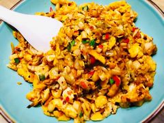 小山笋炒鸡蛋-食欲老院子荆芥疙瘩汤(经五路店)