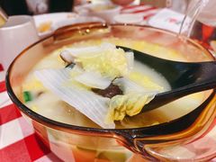 鸡汤小白菜煮榆林豆腐-西贝(金桥店)