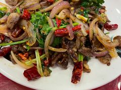 葱爆羊肉-长城东北菜(新港西路店)