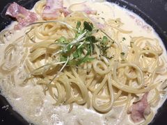 培根奶油意面-机器人火炉披萨