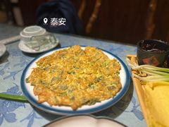 椿叶炒鸡蛋-赵记煎饼卷大葱(泰山大街店)