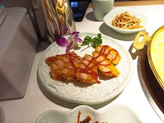 虾饼-猪啊牛呀羊啊铜盘烤肉(正大广场店)