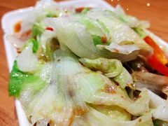 白灼园生菜-粤仔湾砂锅粥(广益哥伦布店)