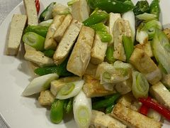 青椒炒豆腐-三洋烧烤砂锅(东方红商业街店)