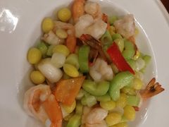 福果碧绿大虾球-北平小馆·烤鸭·家常菜(磨房北里店)