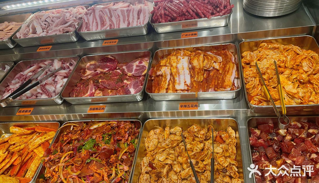 烤肉自助宝藏店！来三次才吃到！还有无限炸鸡