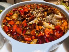 招牌海鲜毛血旺-丁字口海鲜热炒·烧烤大排档