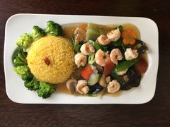 虾仁时蔬盖饭-鑫焱食府