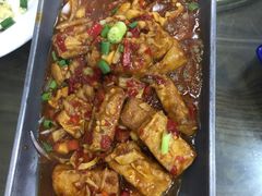 铁板毛豆腐-徽州美食(三十年老店)