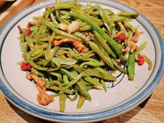 扁豆炒肉丝-鸽子窝(青塔店)