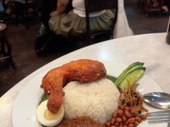 炸鸡腿椰浆饭-何九海南茶店(鬼仔巷店)