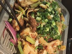 葱椒爆牛肉-绿茶餐厅(南方商城店)