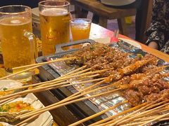 -路边摊小炉子烧烤