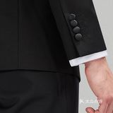 重庆西服丨黑色西服穿上身✅真的很高级☕️