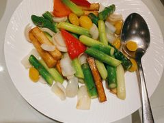 淮山银杏炒幼芦笋-利苑酒家(华熙国际店)
