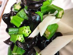 秋葵木耳炒山药-北疆饭店(金狮广场店)