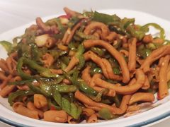 鸭肠炒杭椒-不倒翁·安徽名菜楼(步行街店)