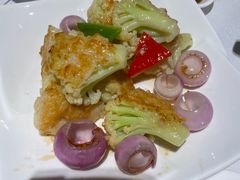 虾仁菜花-弘雅饭店