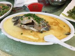 侧鱼原汁蒸水蛋-台山美食一绝阿四台山黄鳝饭(阿四创作店)