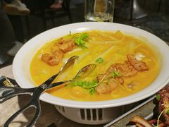 浓汤栗子白菜配油条酥-106餐厅北京菜.烤鸭(百子湾店)