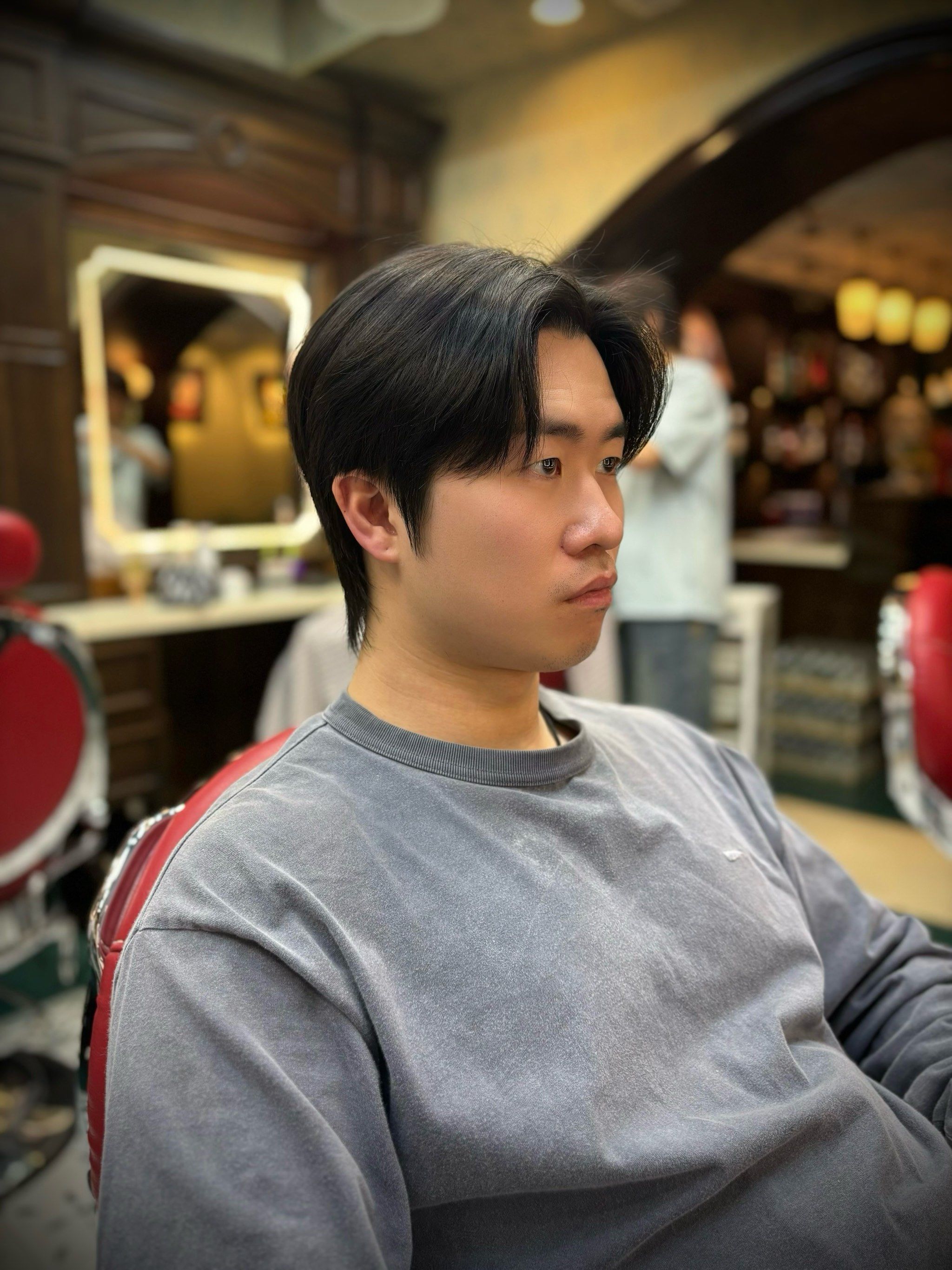 男士偏分发型显的更加有艺术气息原创精剪 男生发型设计 上海男士