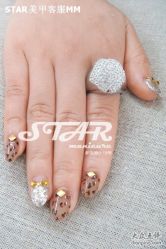 气质豹纹-温润奶茶-STAR美甲店