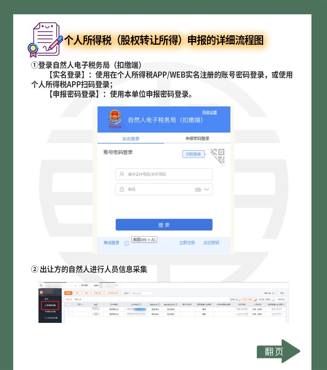 个人所得税注册流程