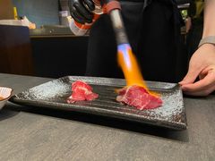 火炙和牛寿司-铭牛烧肉·和牛海鲜自助(高新月牙湖店)