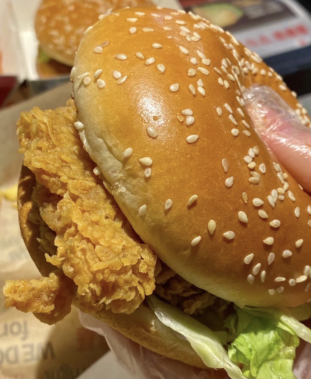 肯德基香辣鸡腿堡