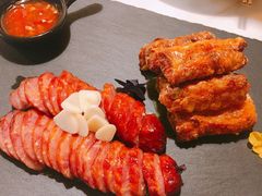 鱼子肠配虾卷-晴天餐厅(星河国际店)